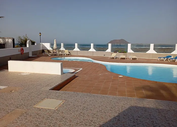 Dalia House, Frontbeach, Piscina, Semesterbostad Corralejo