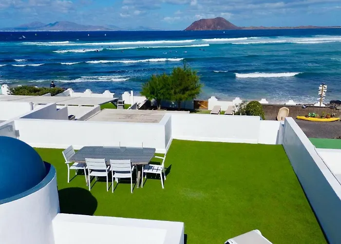 Dalia House, Frontbeach, Piscina, Semesterbostad Corralejo